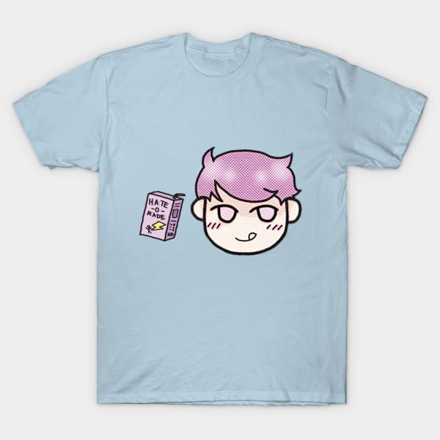 chibi kawaii tsundere boy T-Shirt by tacothomas